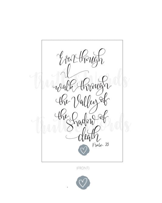 "The Valley" 4 X 6 Card 25 Pack