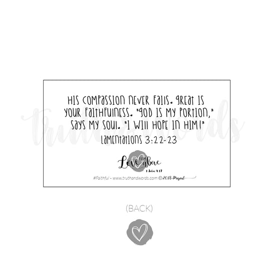 "Faithful" Littles 25 pk